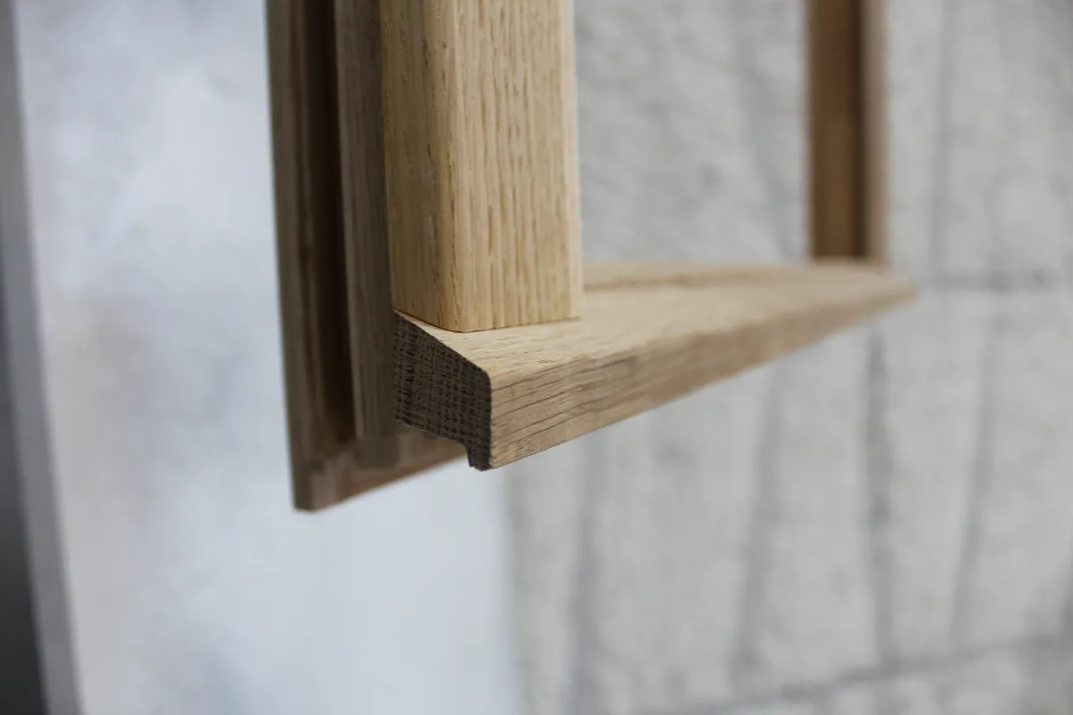 Holzfenster mit Wetterschenkel aus eigener Fertigung